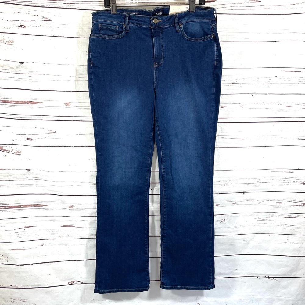 NYDJ Barbara Bootcut Jeans Blue size 14
